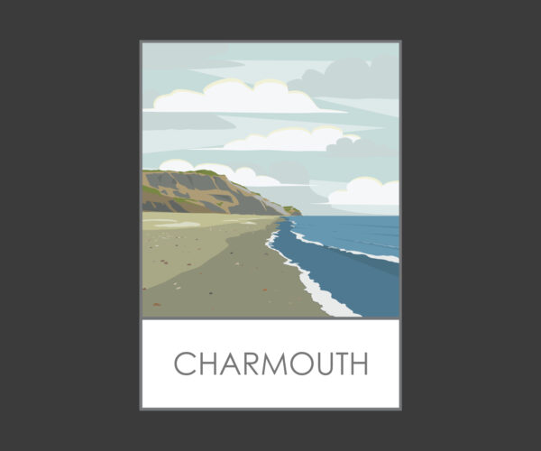 A4 Art Print -  Charmouth