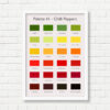 A3 Art Print -  Chilli Peppers Palette