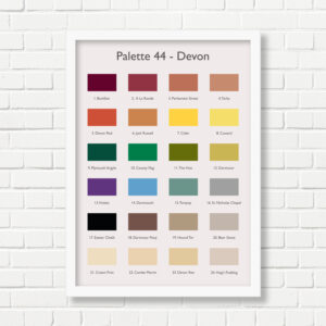A3 Art Print -  Devon Palette