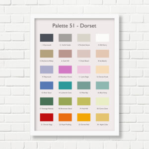 A3 Art Print -  Dorset Palette