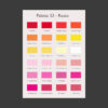 A3 Art Print -  Roses Palette
