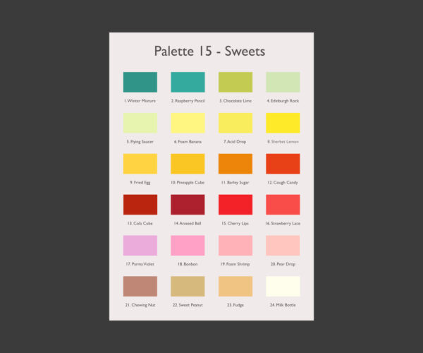 A3 Art Print -  Sweets Palette