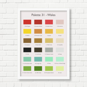 A3 Art Print -  Wales Palette