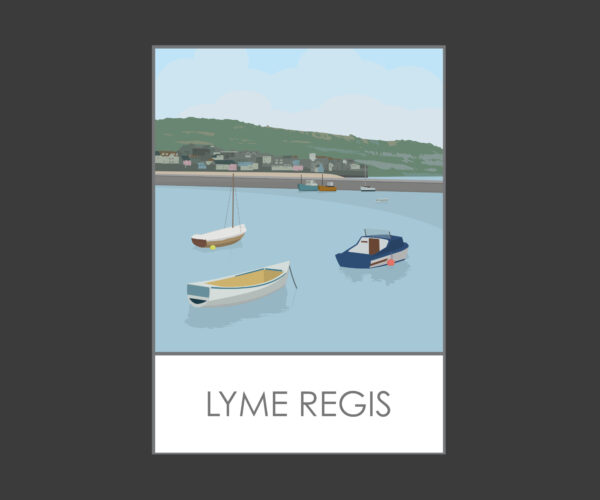 A4 Art Print -  Lyme Regis