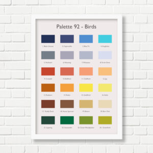 A3 Art Print -  Birds Palette