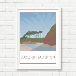 A4 Art Print -  Budleigh Salterton