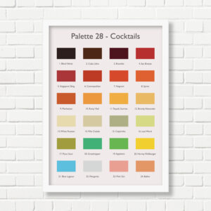 A3 Art Print -  Cocktails Palette