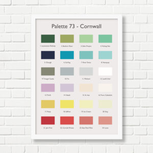 A3 Art Print -  Cornwall Palette