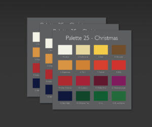 Palette Christmas Cards
