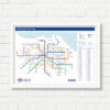 A3 Art Print -  Edinburgh Tube Map